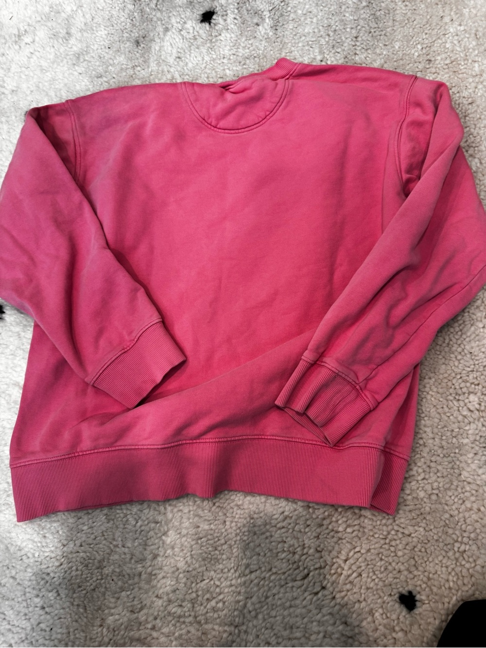 drew house Men's Crewneck Sweater in Rose Pink